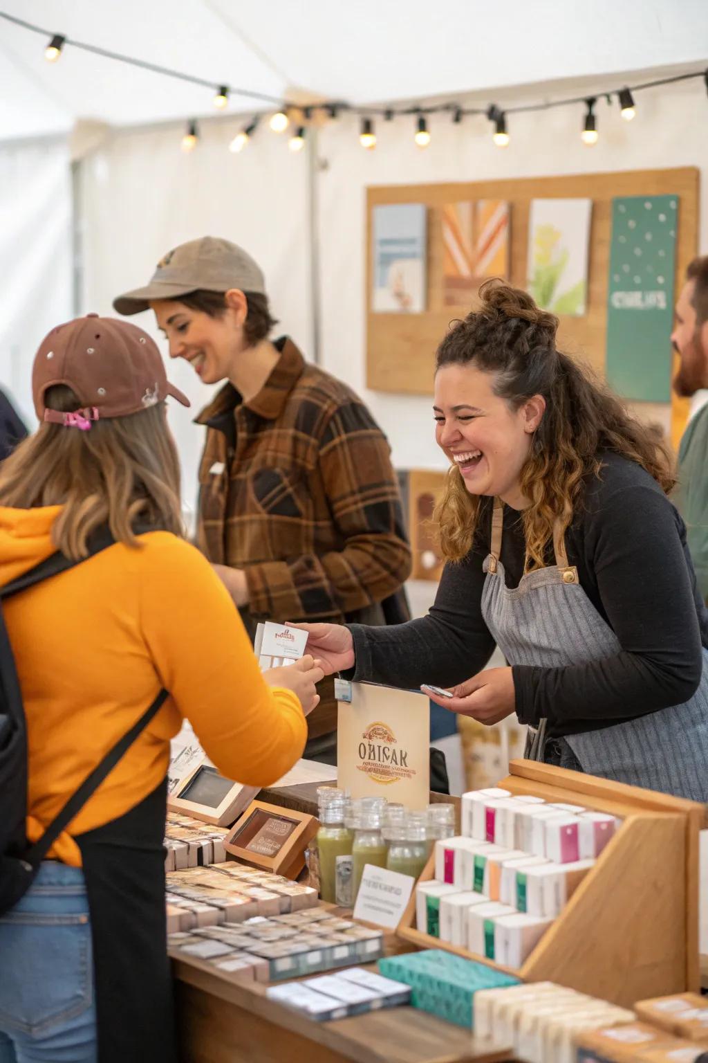 Samples are a great way for your demographic to connect with you.