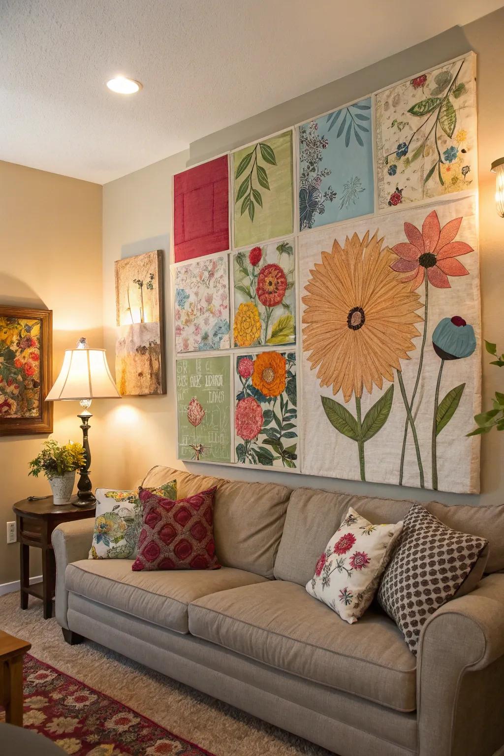 Endless creative options are available with mixed media collages.