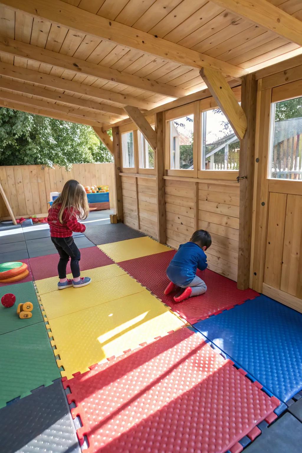 Material mashup: Where innovation meets imagination, designing spaces as unique as the kids who play in them.