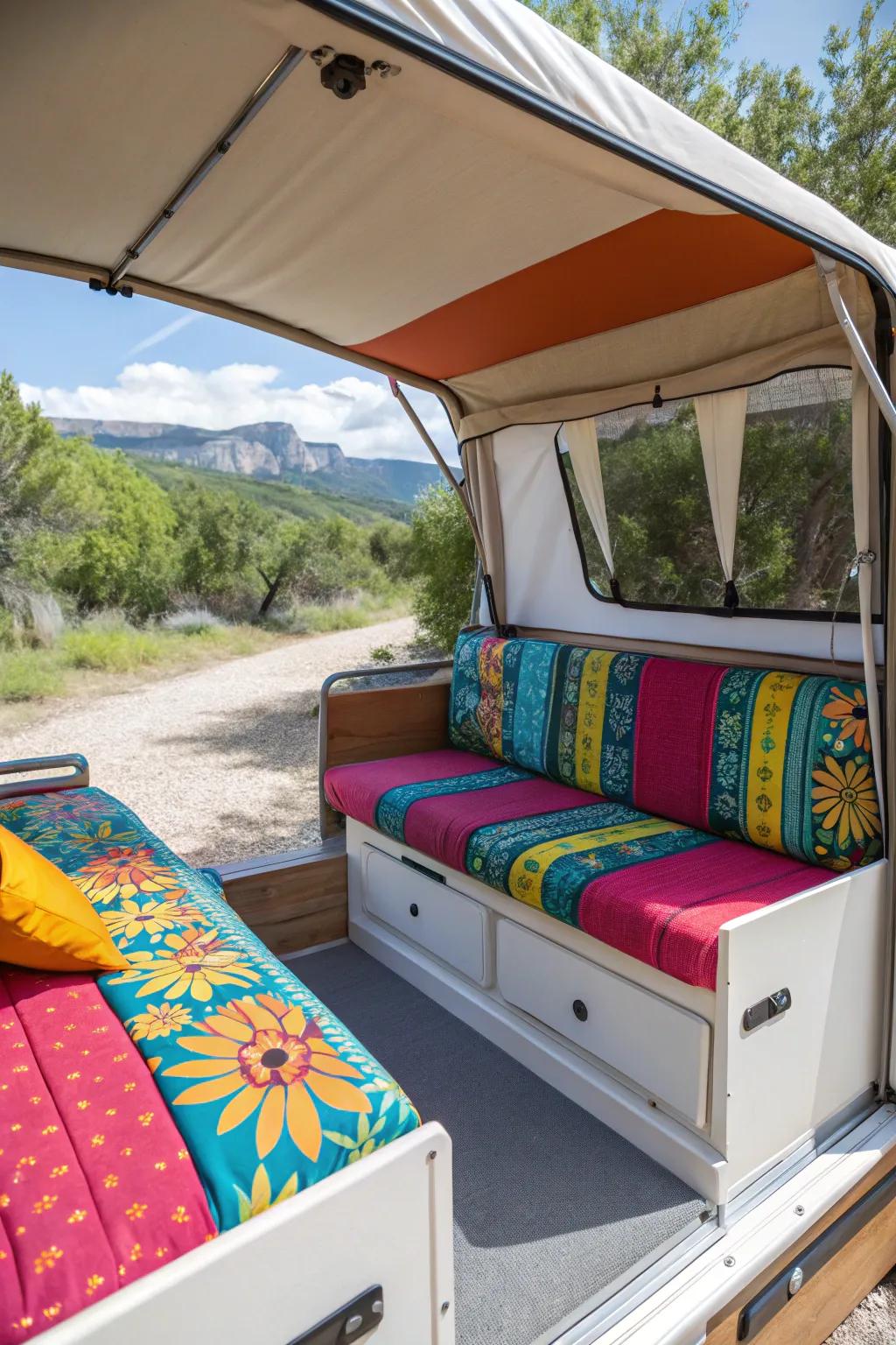DIY upholstery breathes new life into your camper's seating.