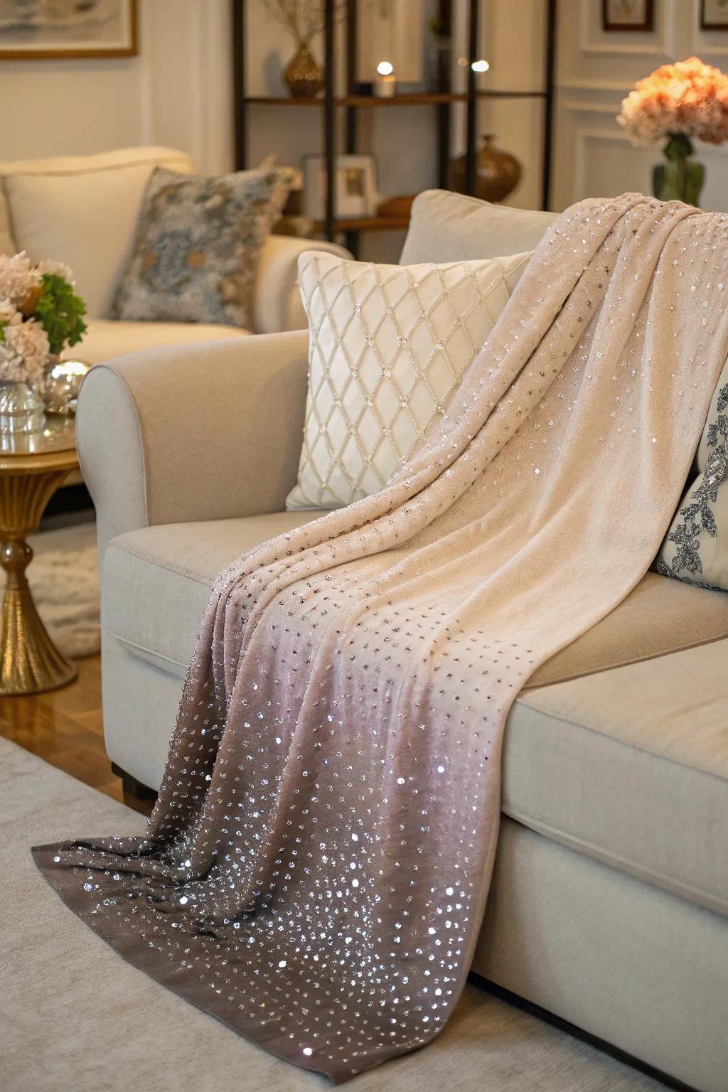 Smooth color shift gems contribute warmth and elegance.