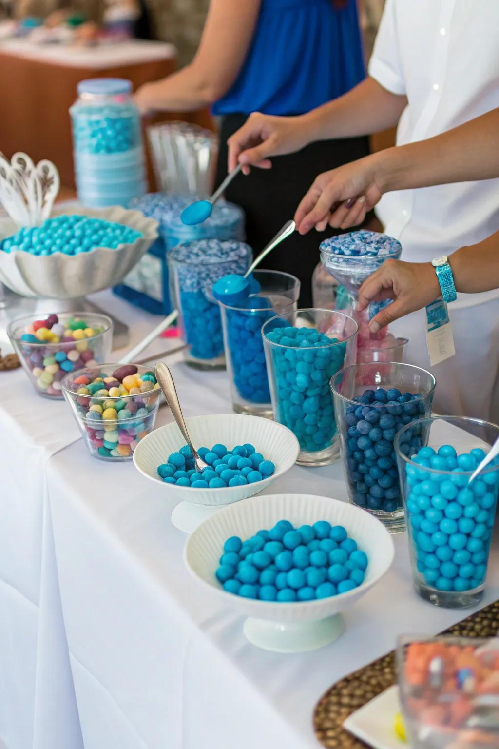 An interactive sweet post delivering a personalized sensation.