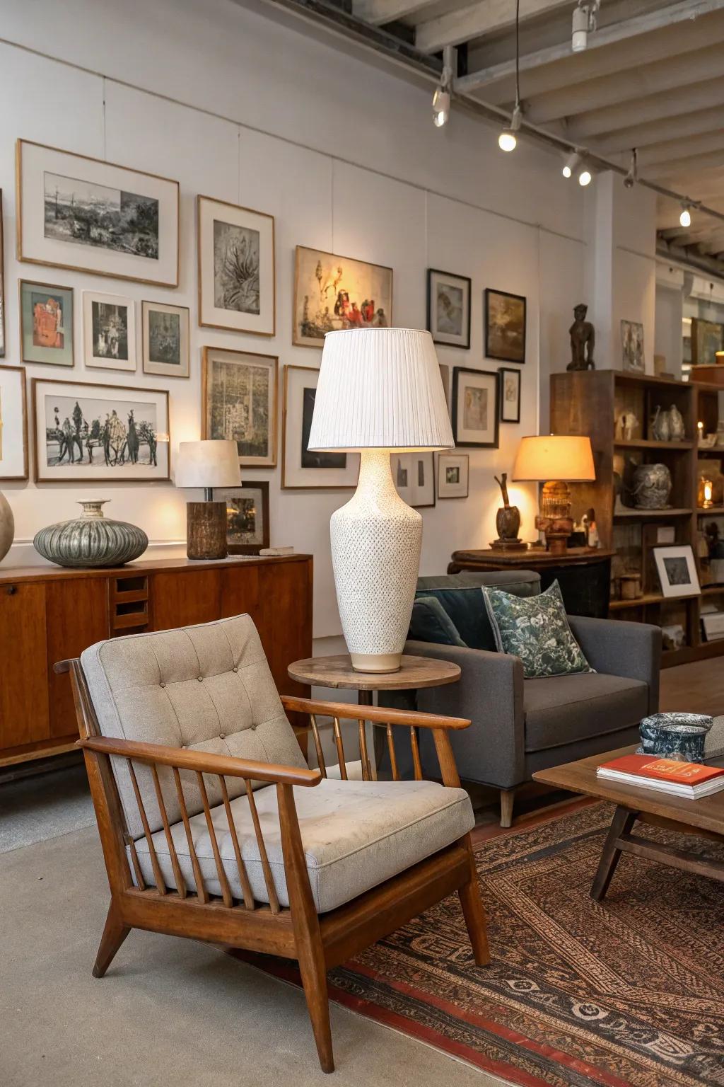 An integration of classic and current pieces fashions a vibrant aesthetic.