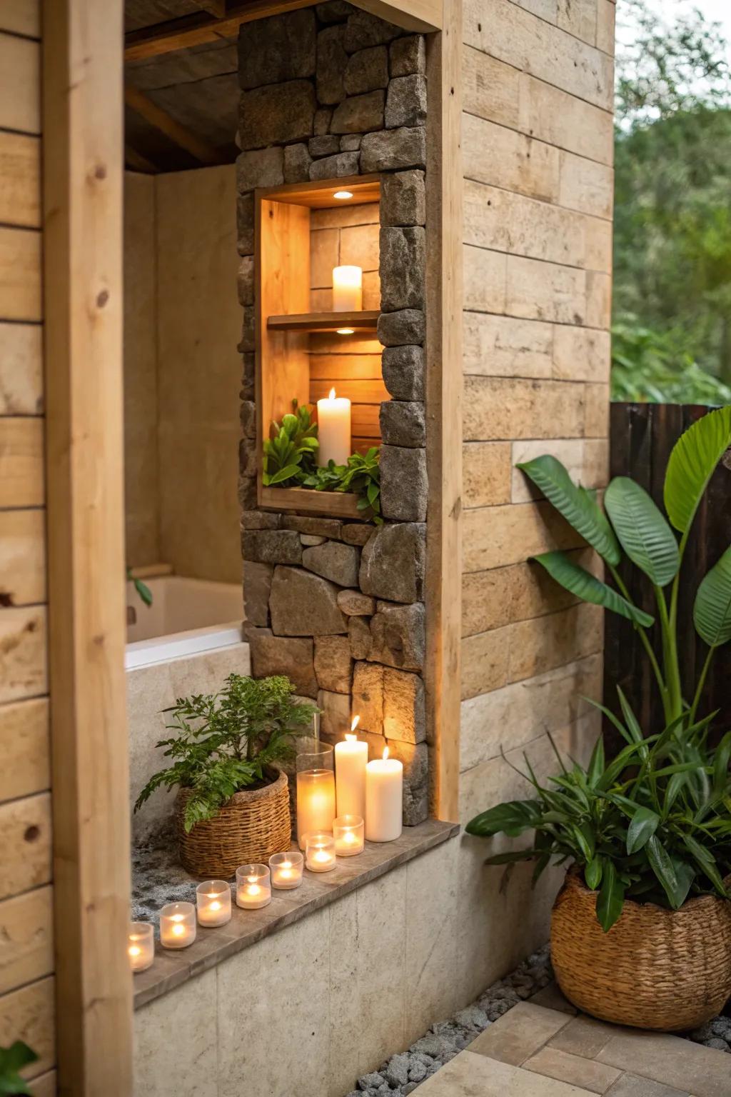 Spa-inspired alcoves present a serene getaway.