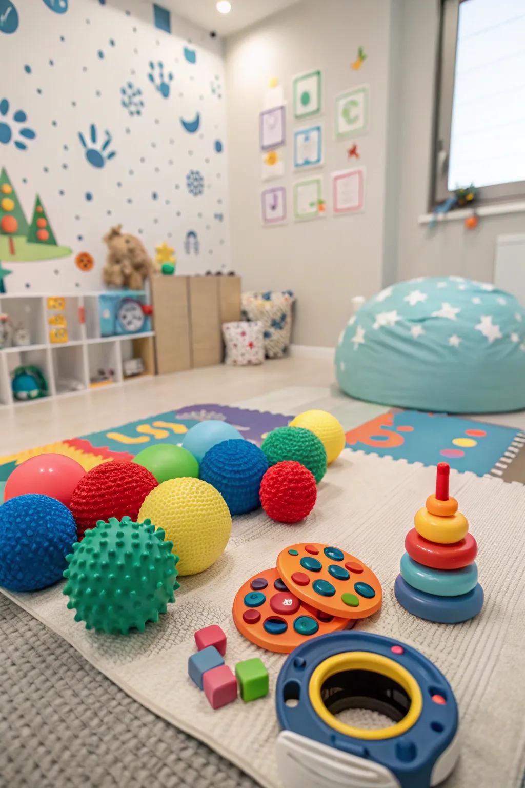 Fidget accessories engage and soothe restless hands.