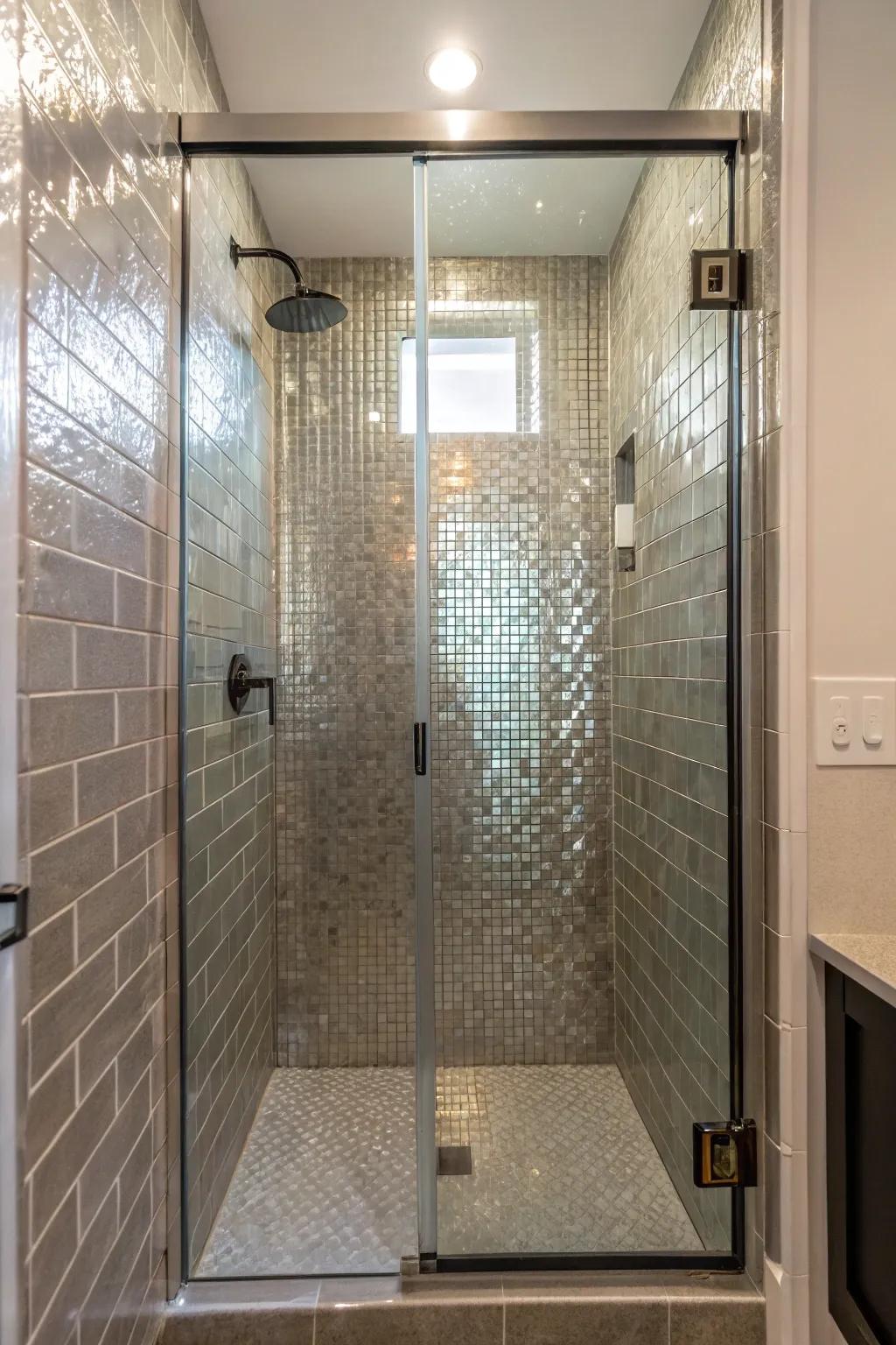 Metallic coverings introduce shimmer and sophistication.