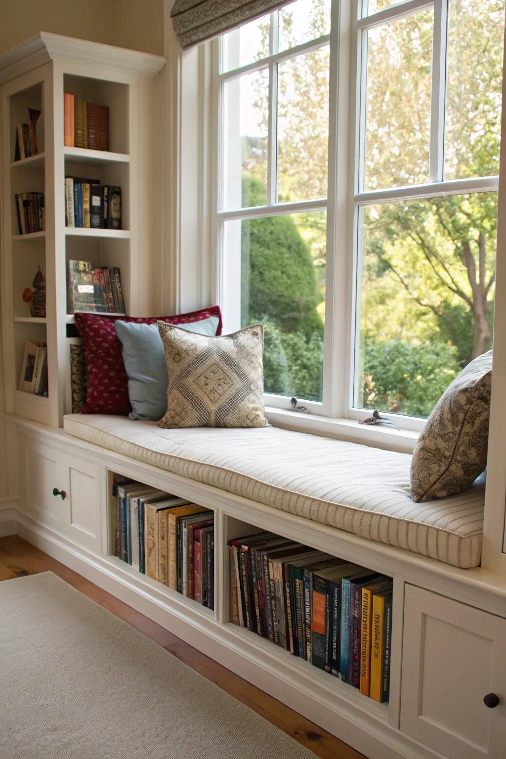 Fenestration settles with literary repositories proffer solace and allure.