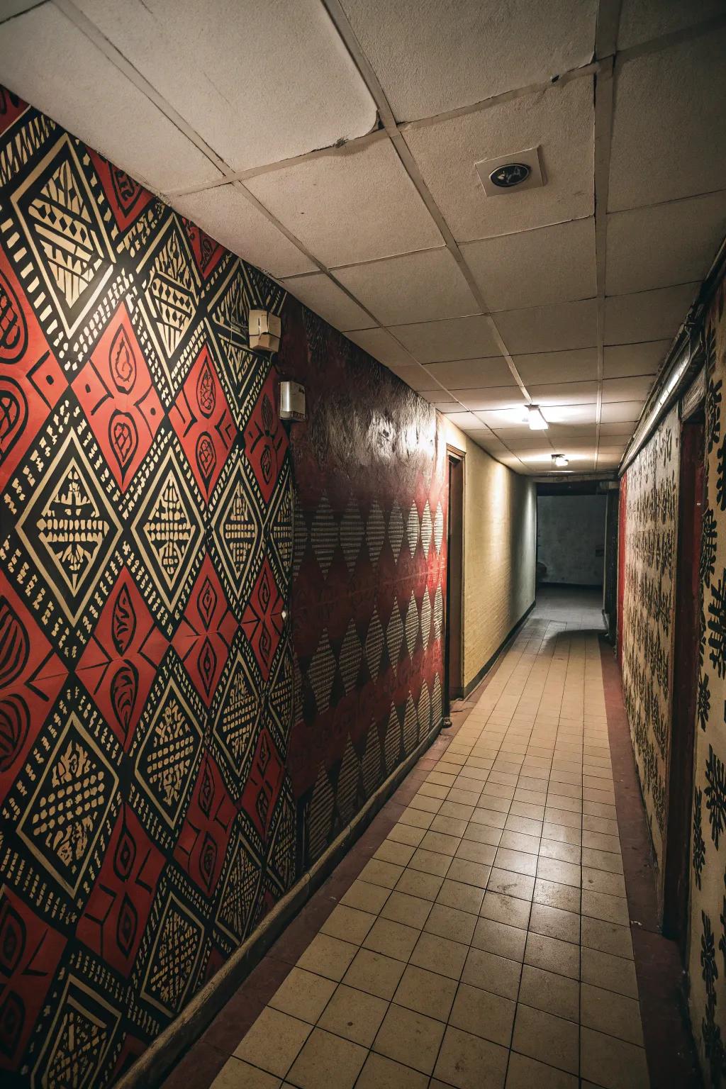 A dominant wall injects character.