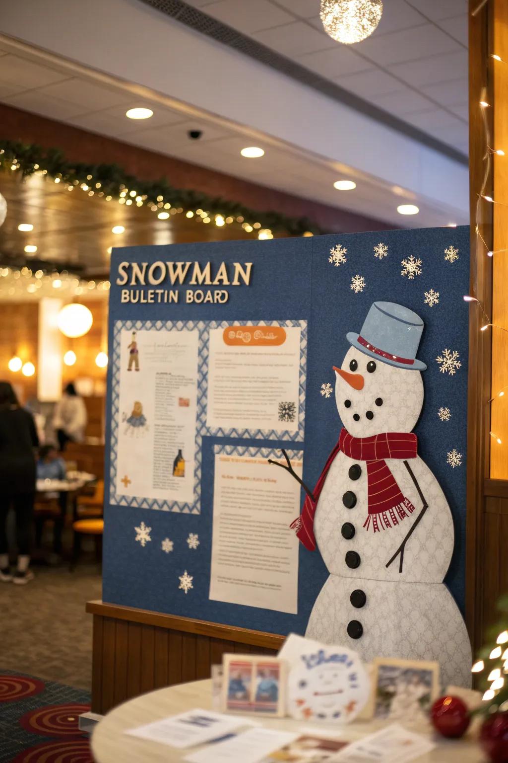 Append humor to your board via snowman wordplay and quotations that delight! #SnowmanPuns #ClassroomHumor ☃️✨