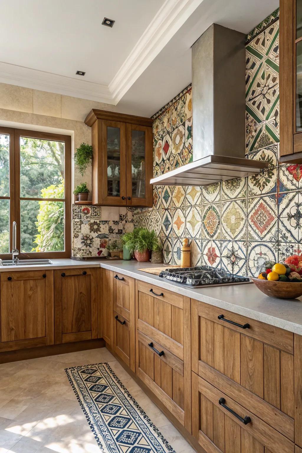 Textile prints bring a rich cultural history to your kitchen.
