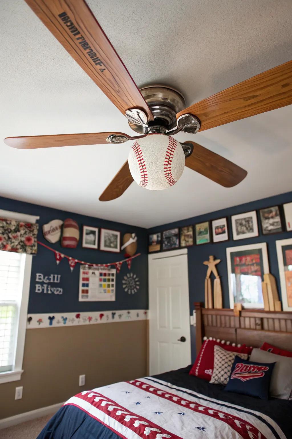 Cool down with a themed ceiling fan.
