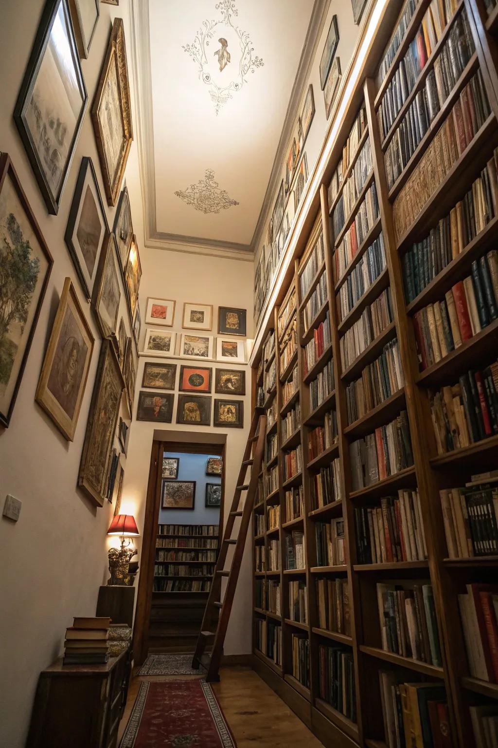 Utilizing vertical dimensions can make a room feel more expansive.