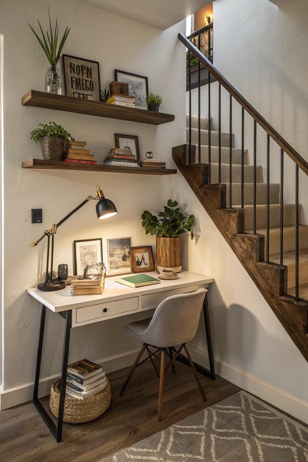 A miniature work sector is ideal for limited space.