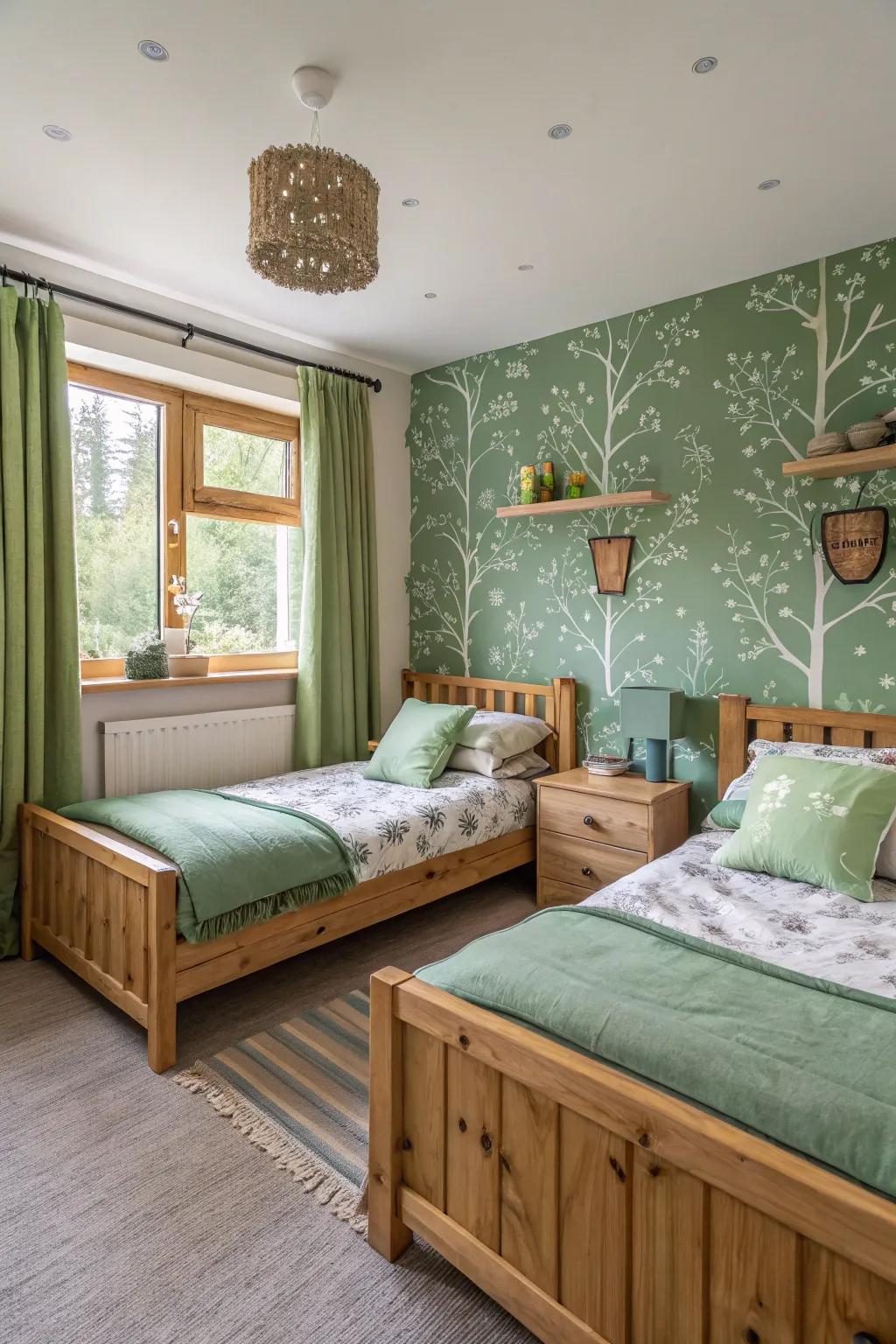 Nature-inspired theme ushers the exterior inside