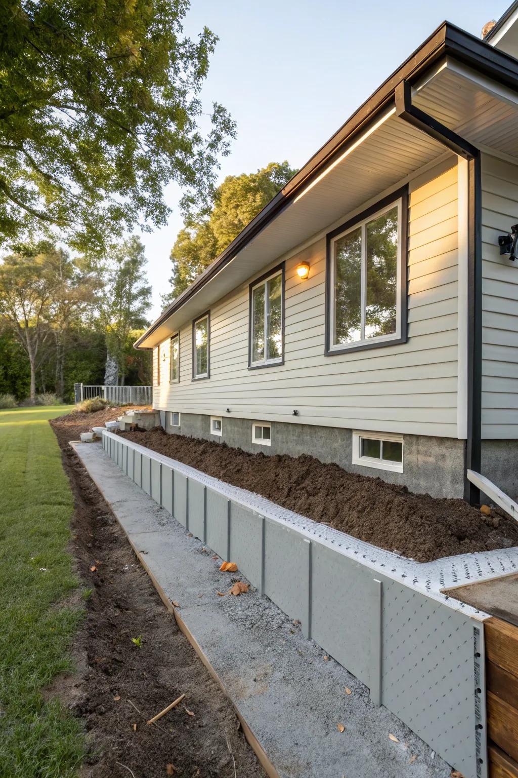 Shielded edging blends efficiency with contemporary style.