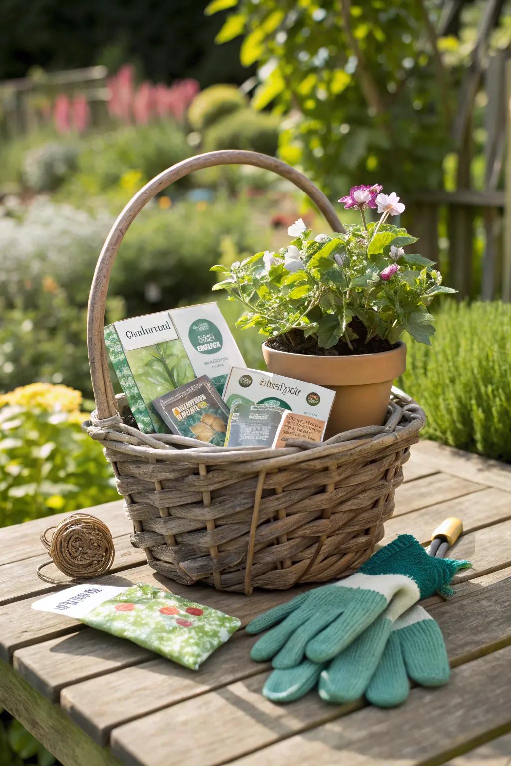 A gardening basket for all.