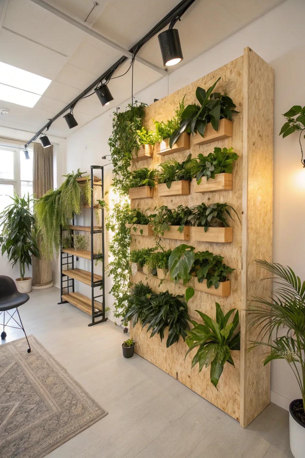 A bespoke plant wall is a creative and personal venture.