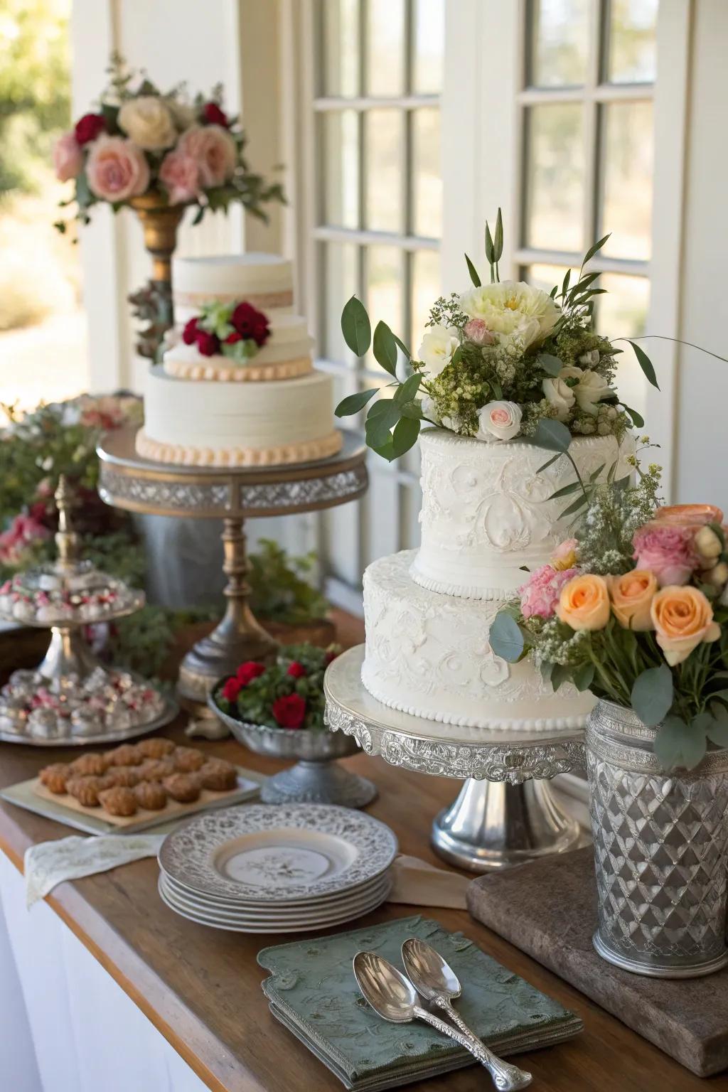 A varied composition of styles crafts visual intrigue.