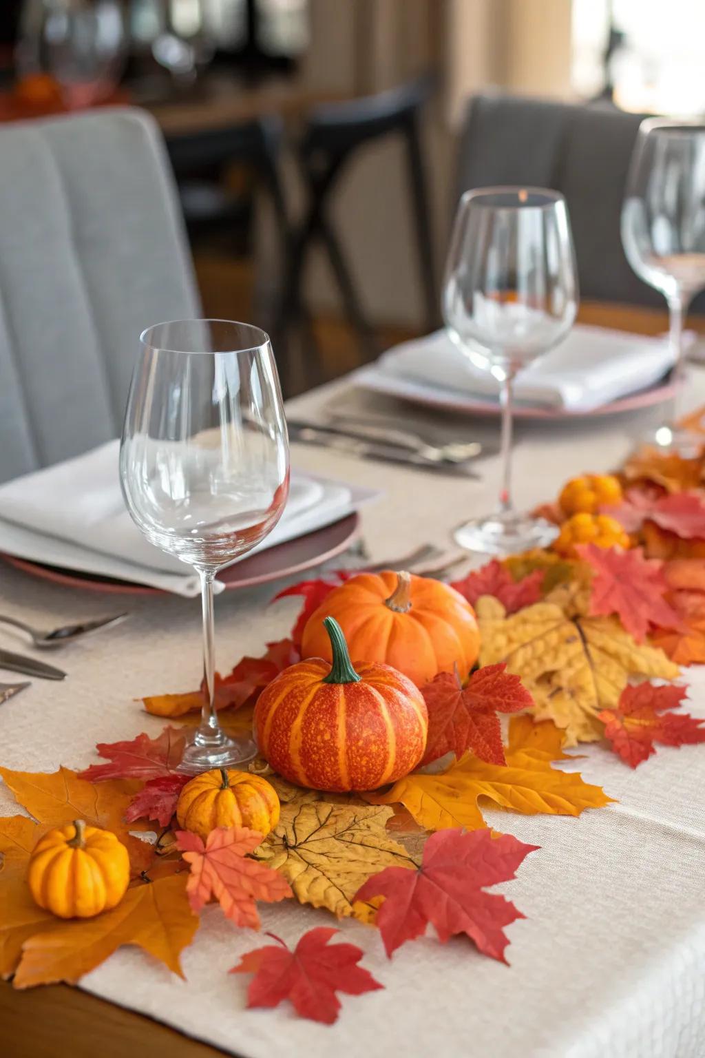 Occasional decor enriches your table with nature's allure.