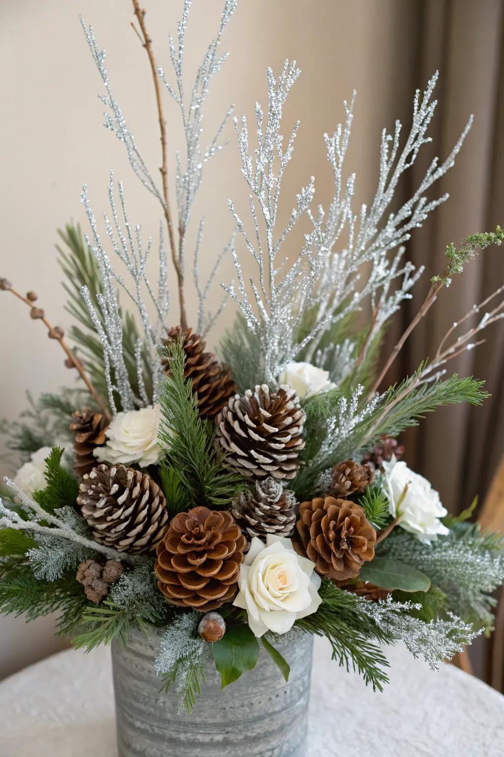 Winter floral compositions transport nature's grace indoors.