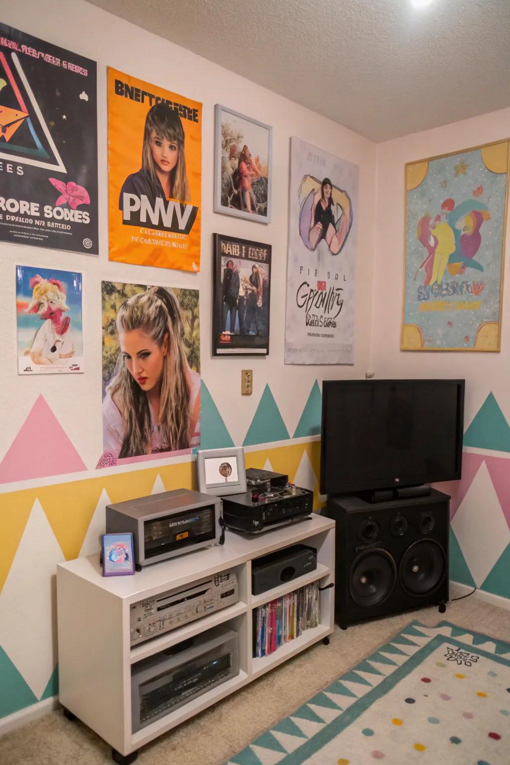 Popular culture sources add a delightful and personal detail to your Y2K room.