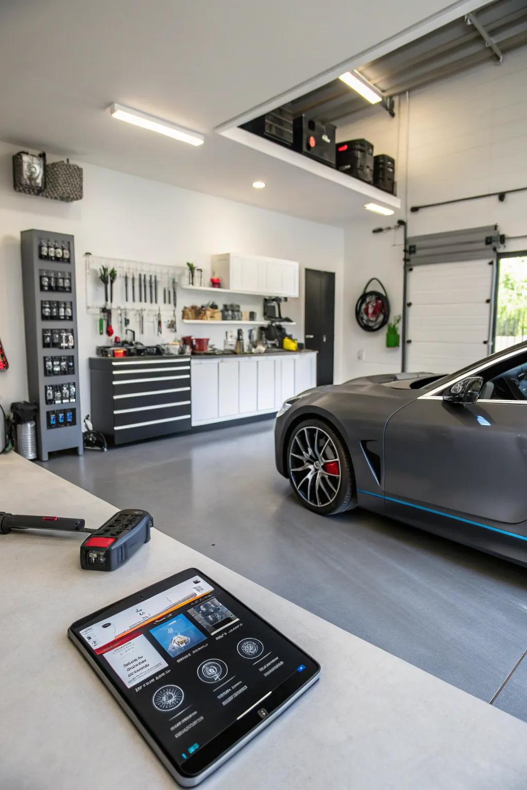 Continue on the leading edge by having a garage committed to technology.