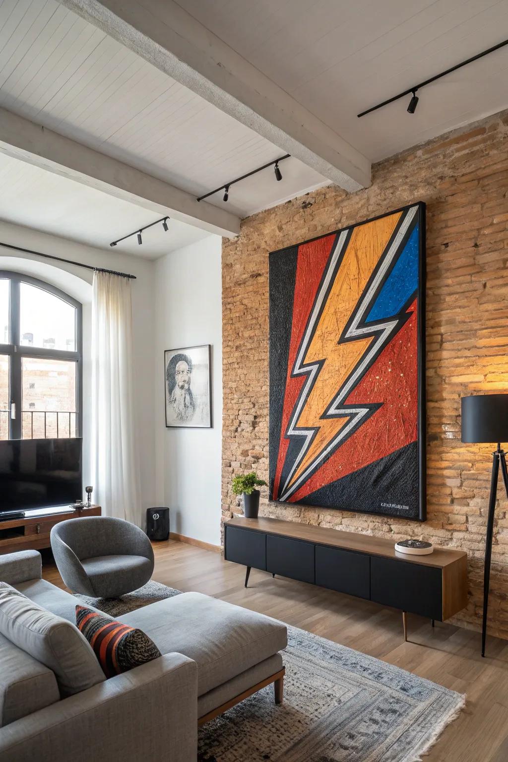 Angular designs give a modern, cutting-edge touch.