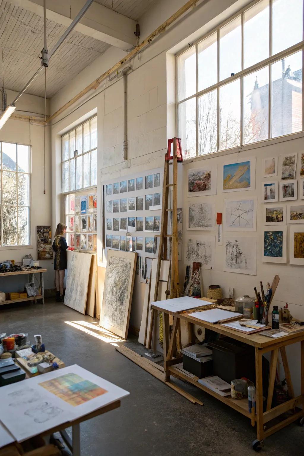 A gallery of your evolving art.