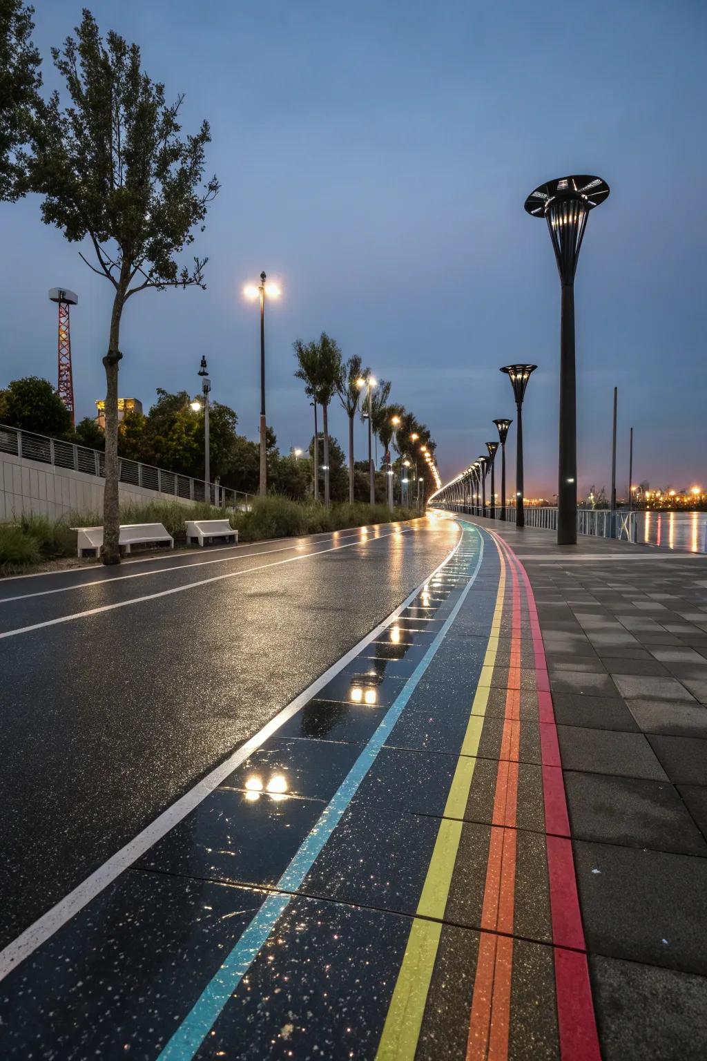 Enhance safety and style with reflective asphalt walkways&mdash;where practicality meets craftsmanship.