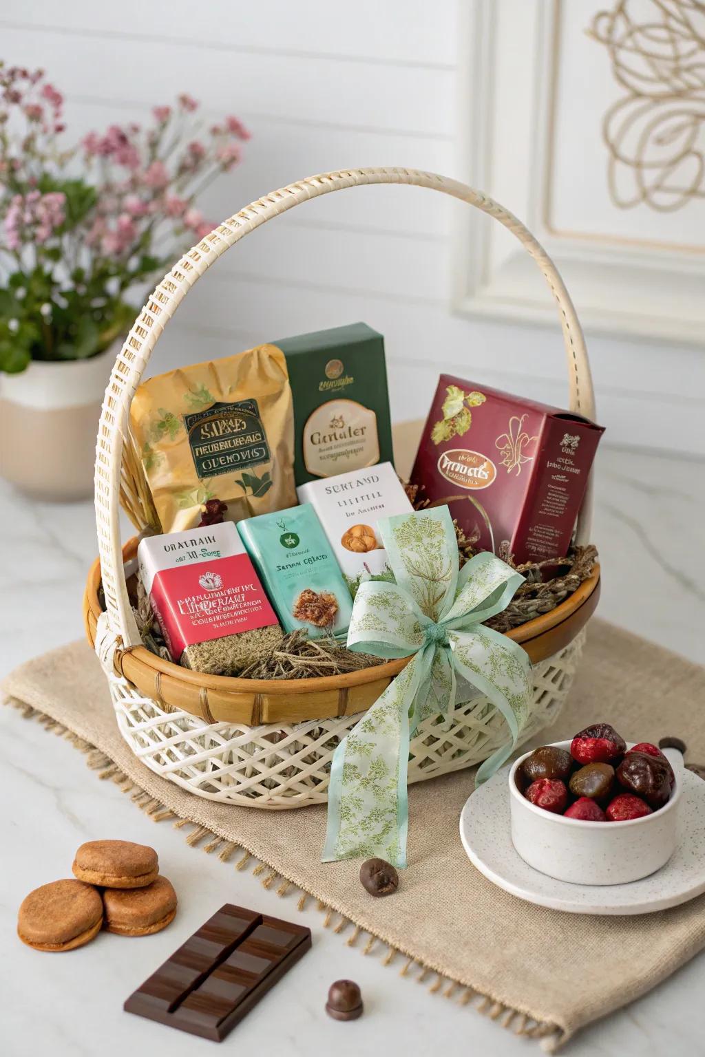 Delight her with a personalized present collection.