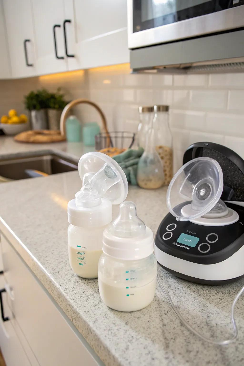 A trusty milk device for simple milk expression.