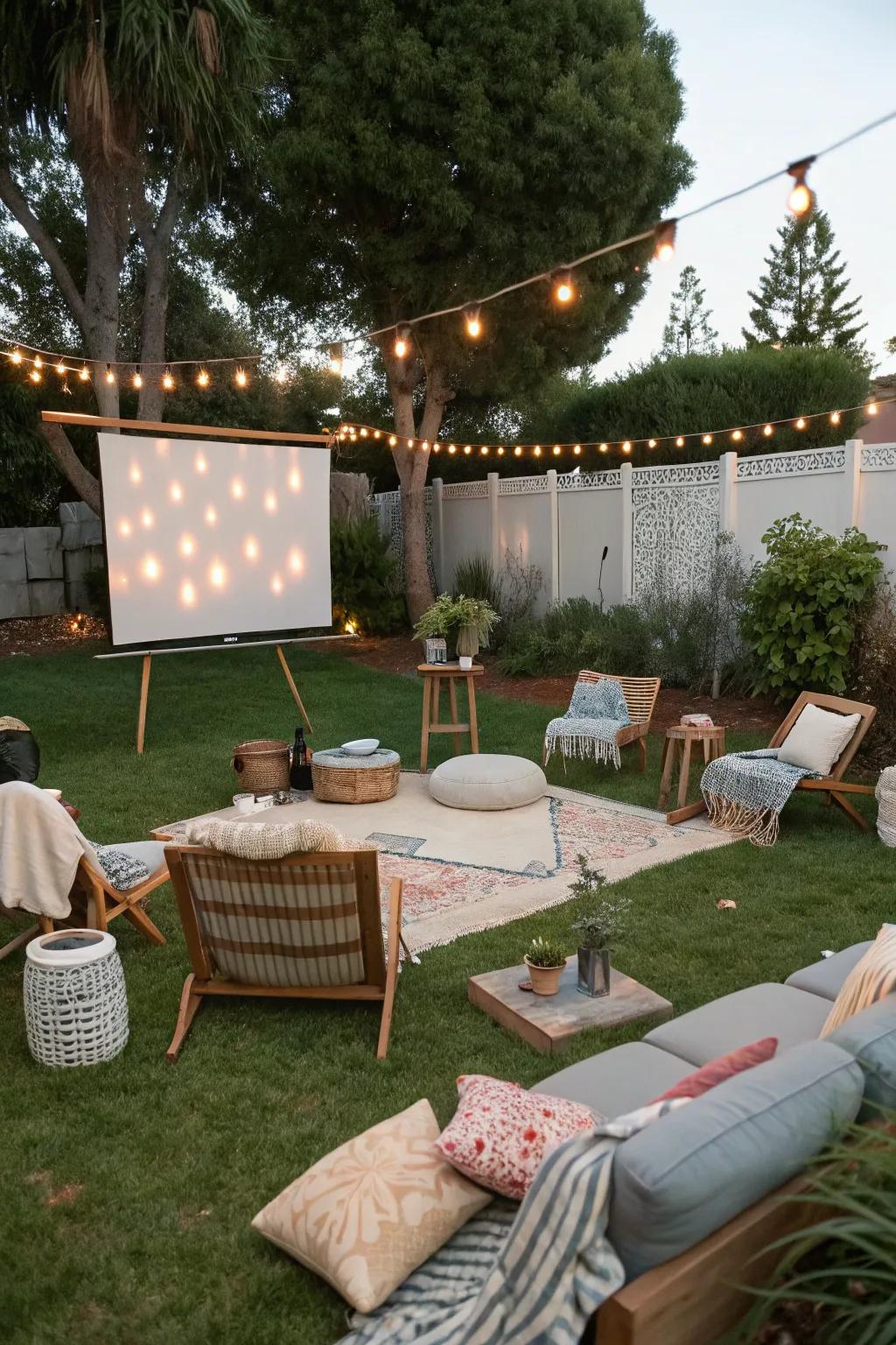 Garden stools provide convenient and space-conserving seating.