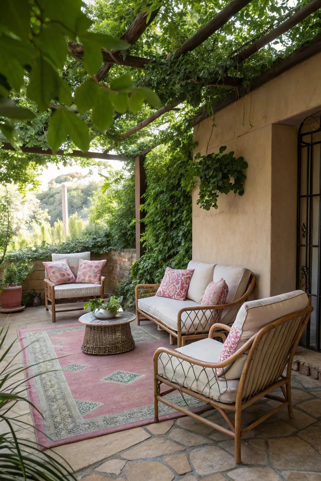 Prioritize solace for a relaxed and inviting patio atmosphere.
