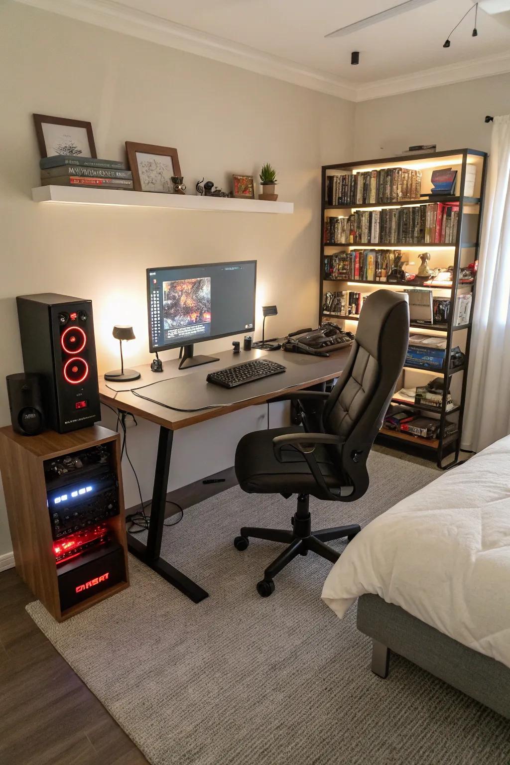 A supportive tabletop improves comfort and efficiency.