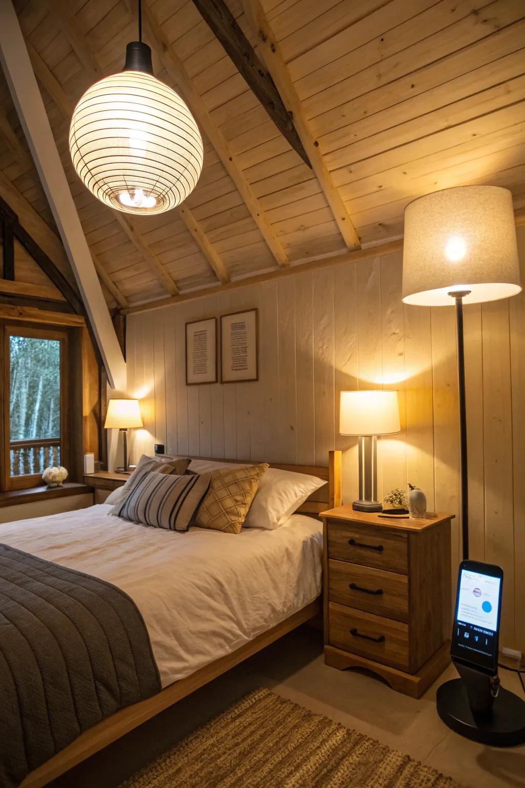 Adaptive bulbs offer customizable lighting for any mood.