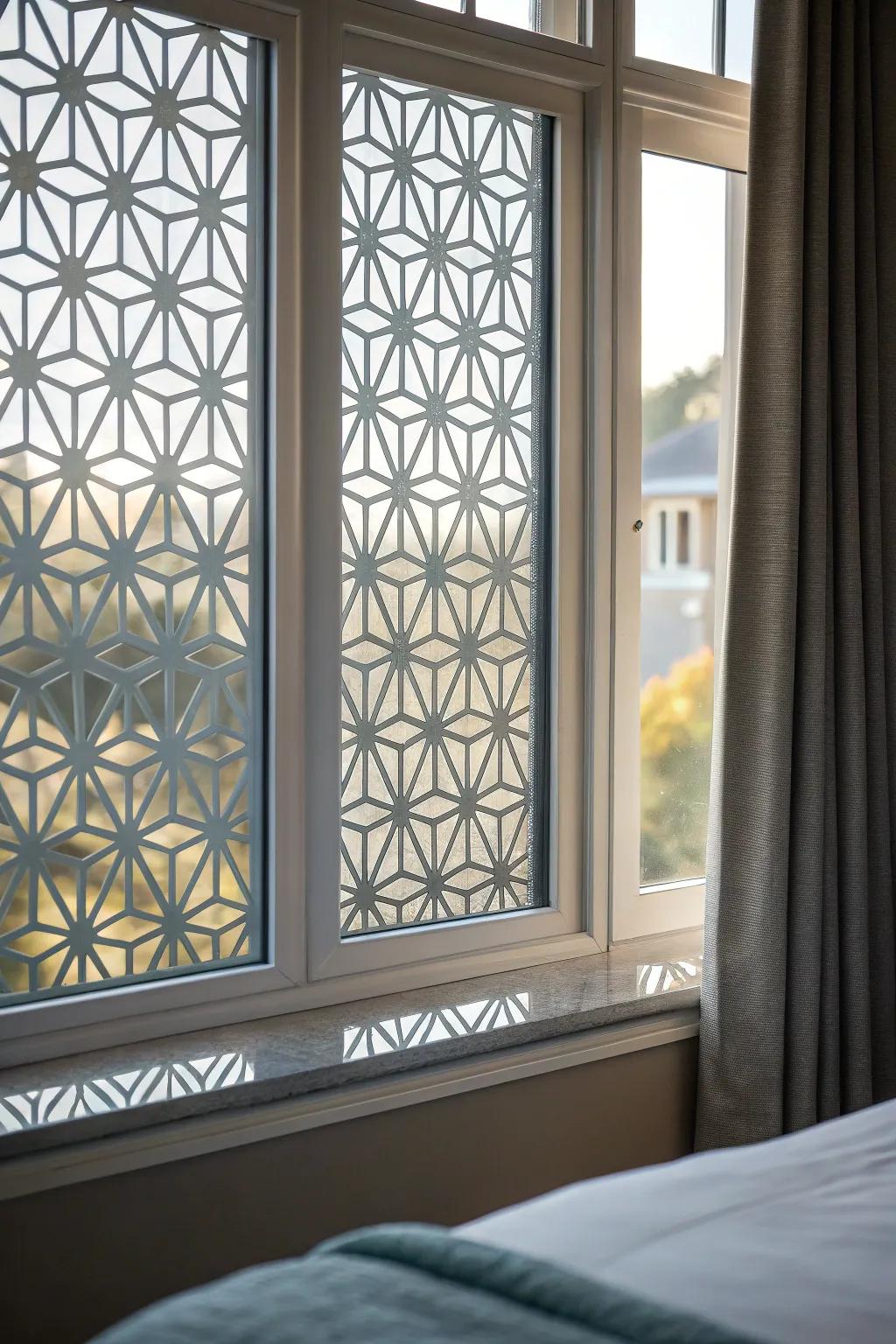 Window wraps add a modern twist with customizable designs.