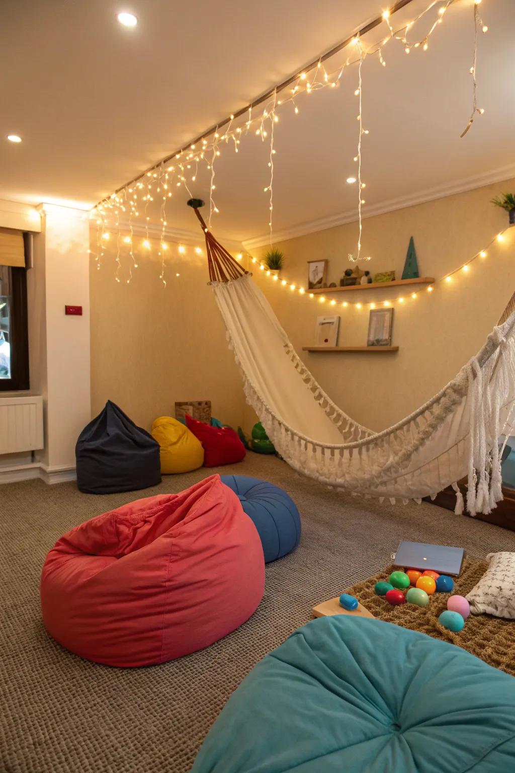 Offer an area for relaxation and rejuvenation with comfy seating options.
