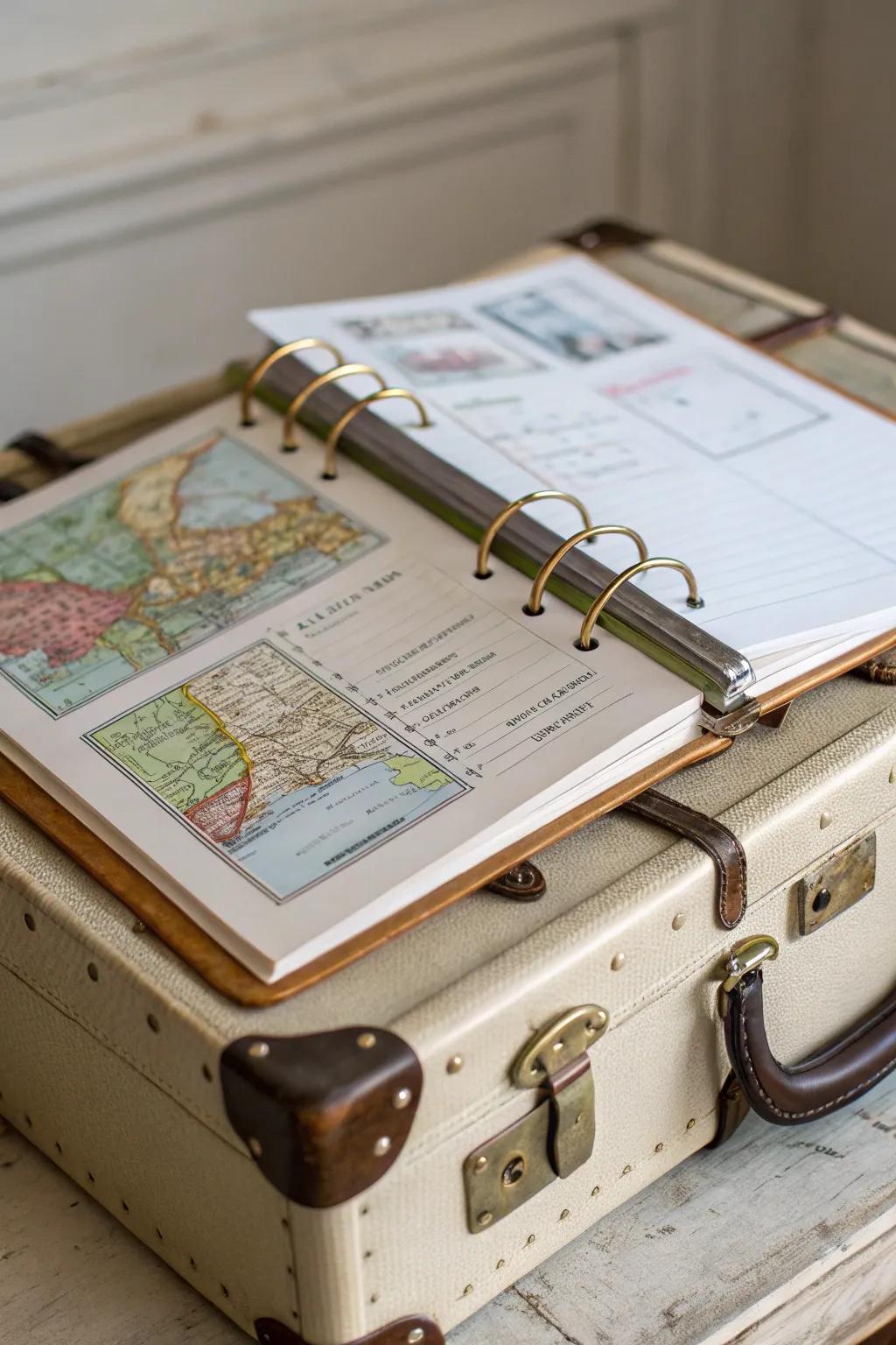Travel folder for easy journeys.