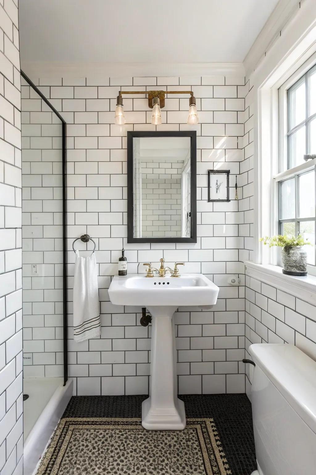 Subway tiles provide a timeless and adaptable aesthetic.