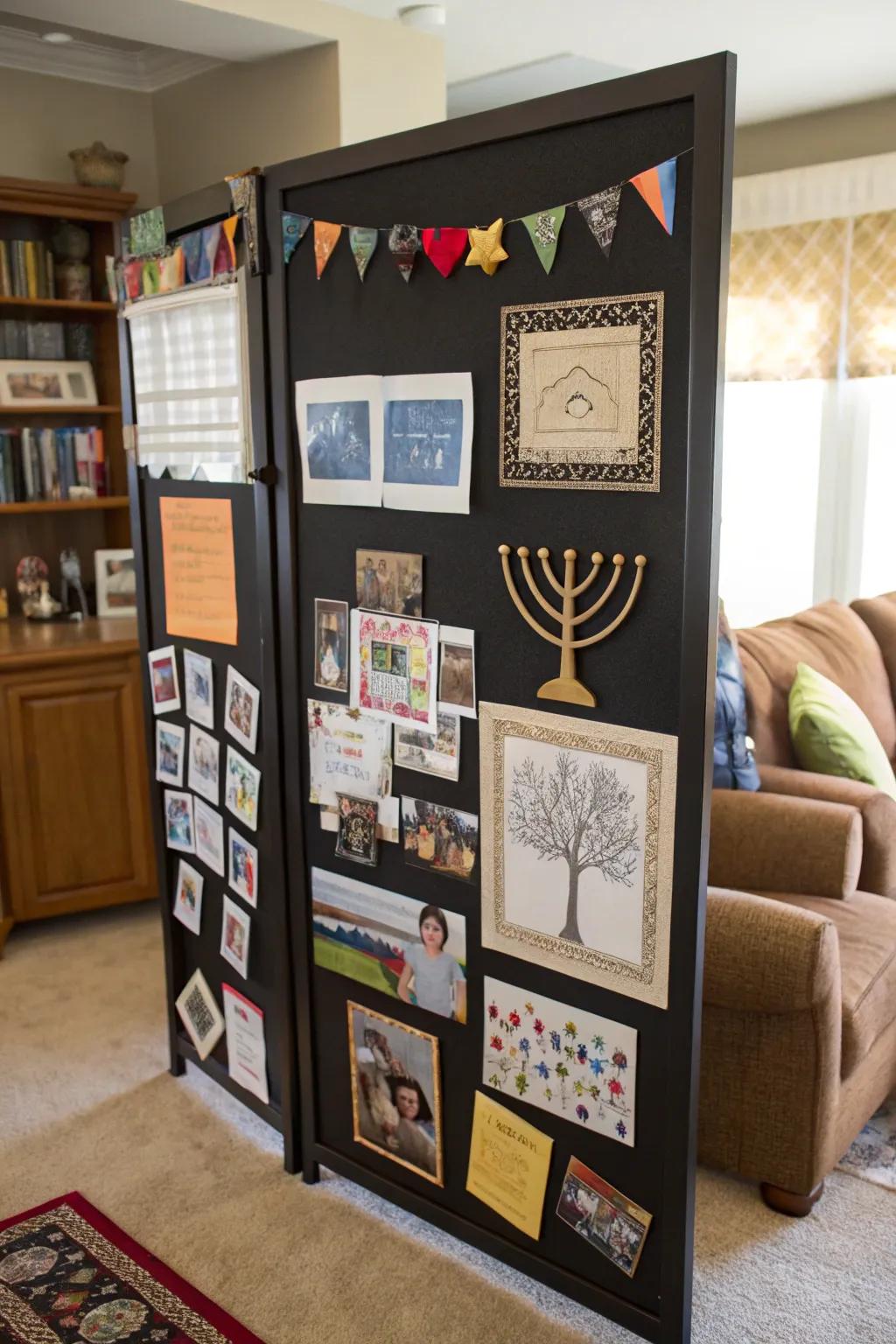 Celebrate heritage with a memo board that shares your cultural story.