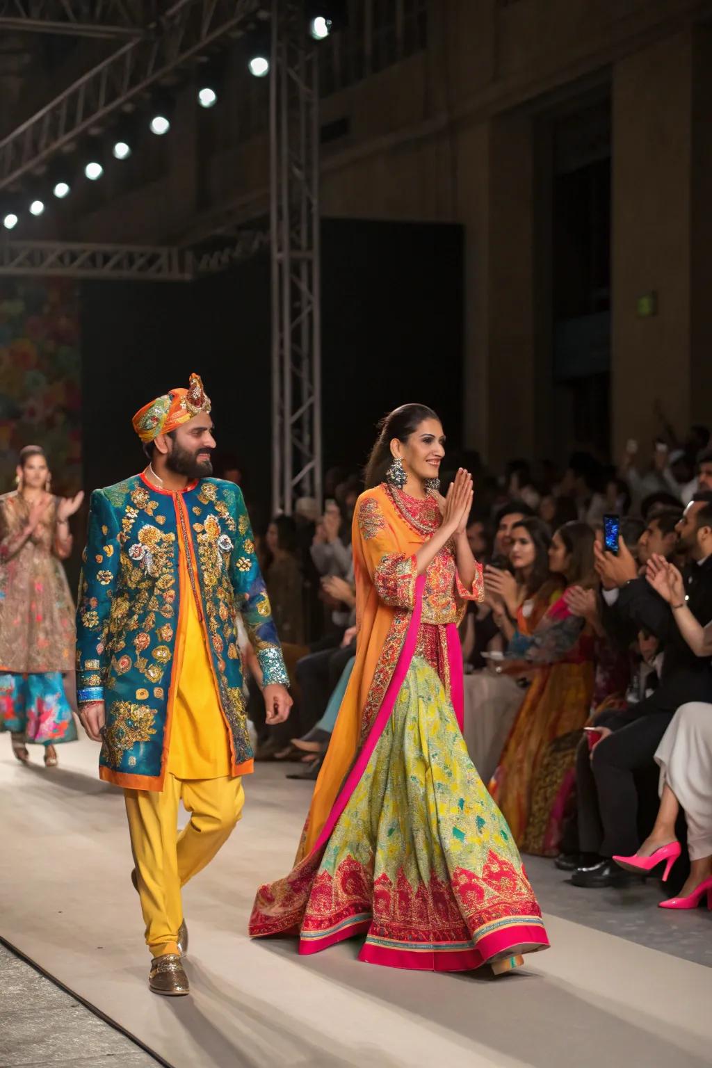Strut your stuff in a vibrant Bollywood fashion show.