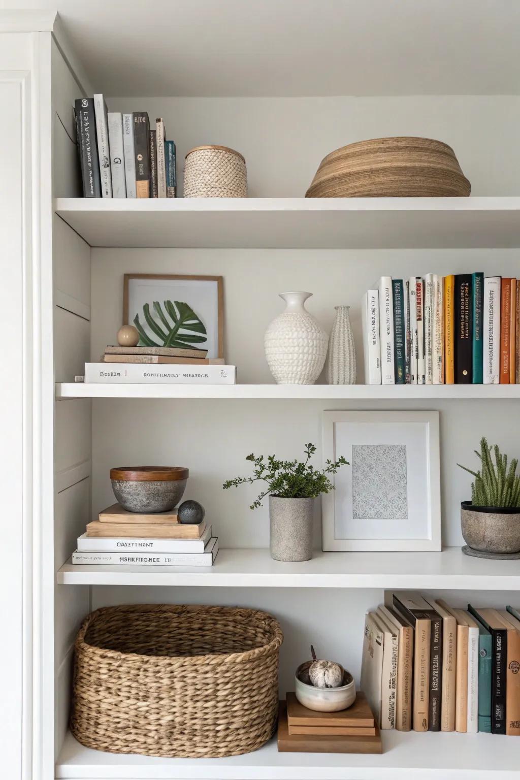 Minimalism allows each item to shine individually.