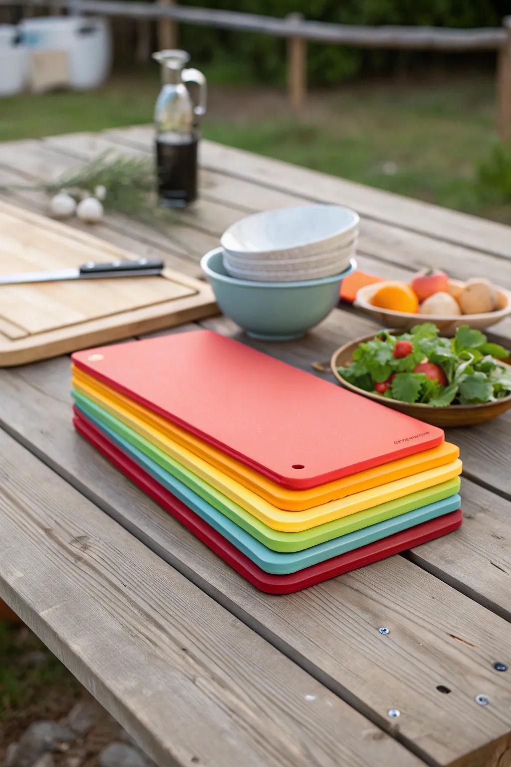 Get meals ready easily with mobile chopping boards.