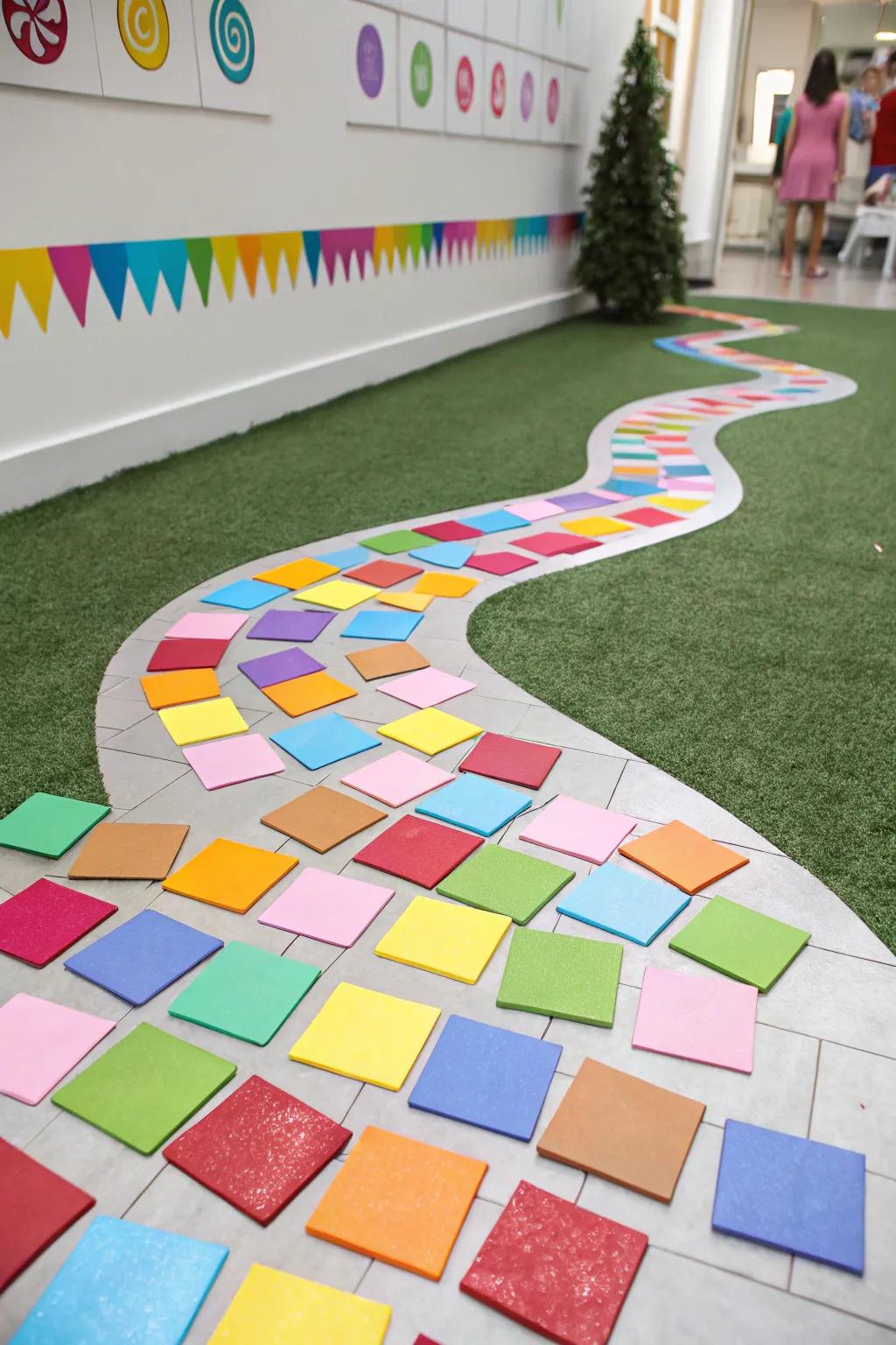 A Candy Land trail adds adventure and delight to your event