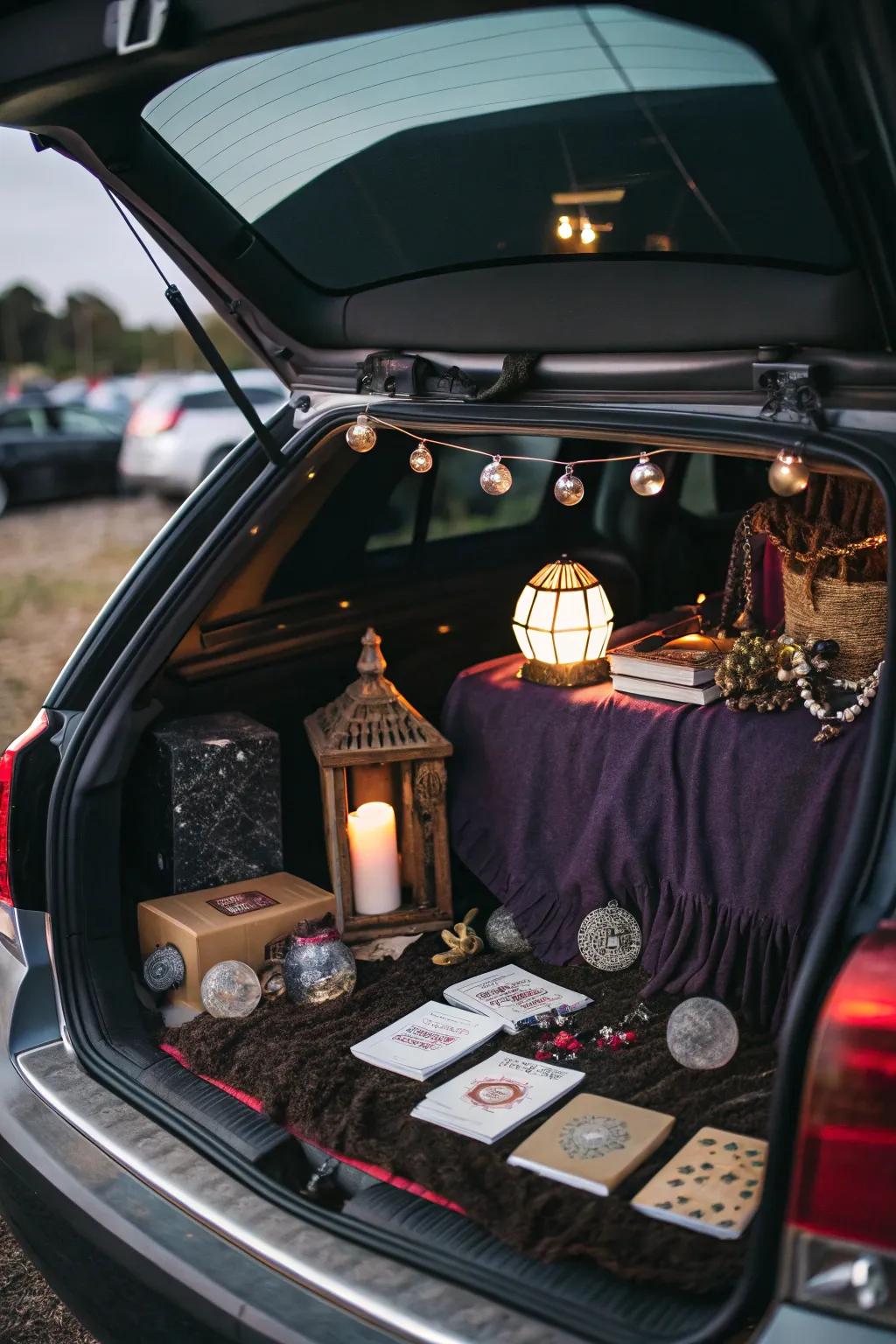 An enigmatic seer-themed trunk, filled with fascination and wonder.