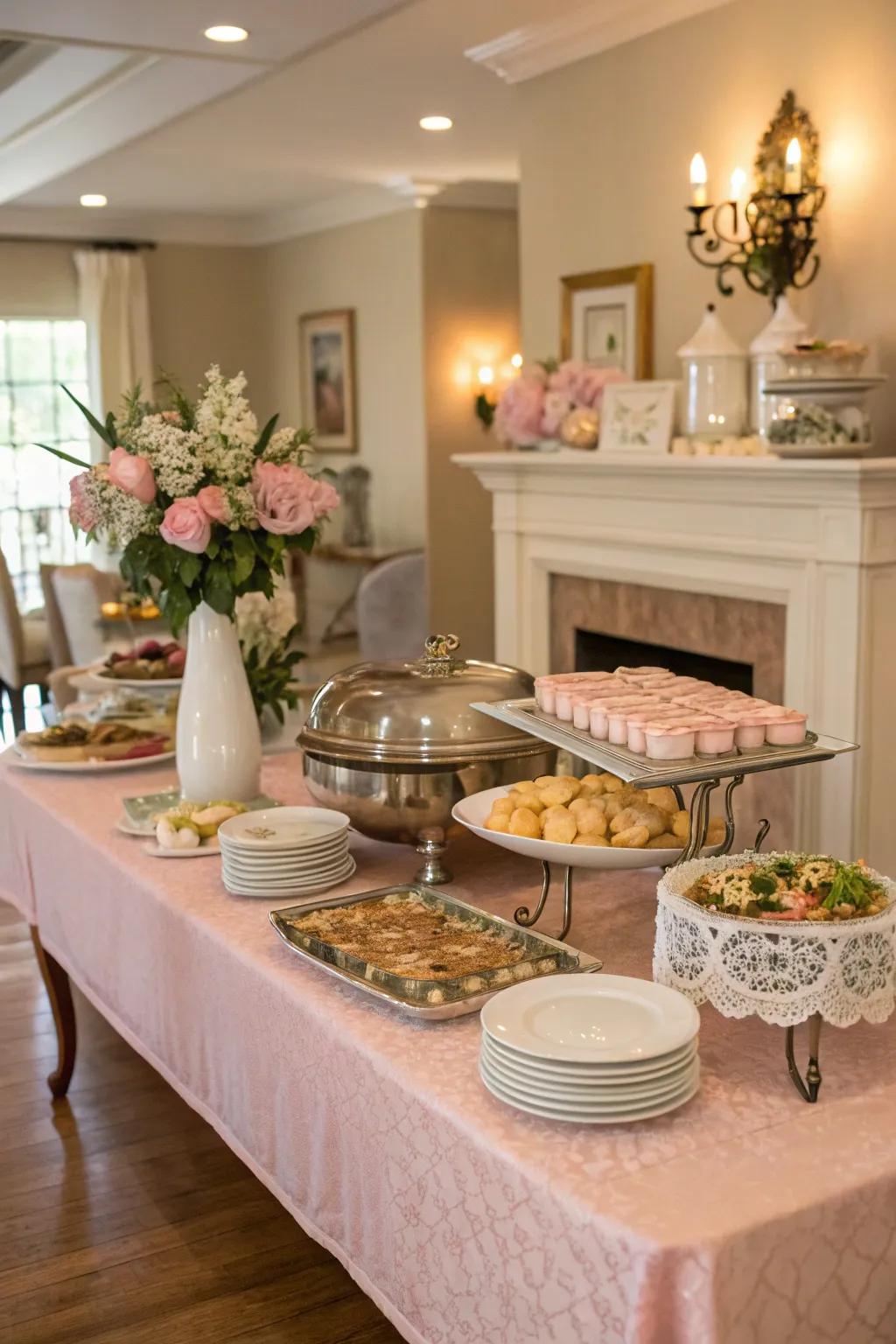 A coordinated color scheme pulls everything together.