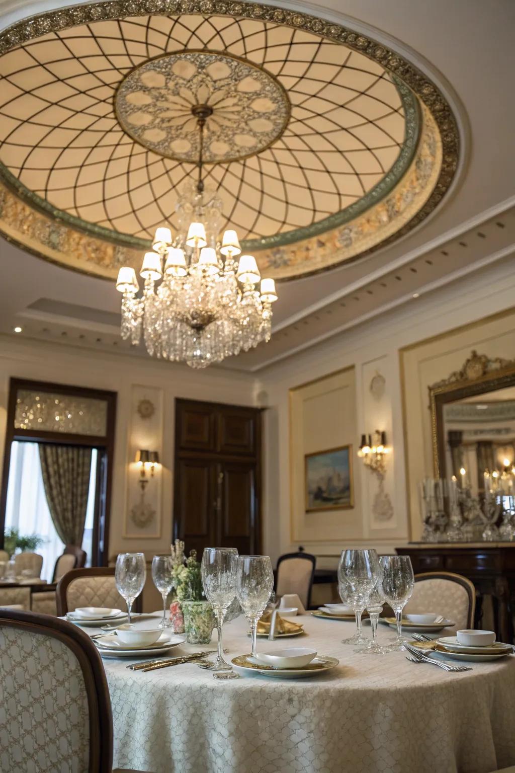 Impress your visitors with a striking ceiling arch.