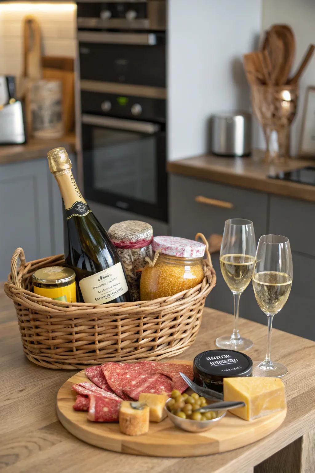 Superior epicurean expedition with handcrafted processed meats and superior condiment.