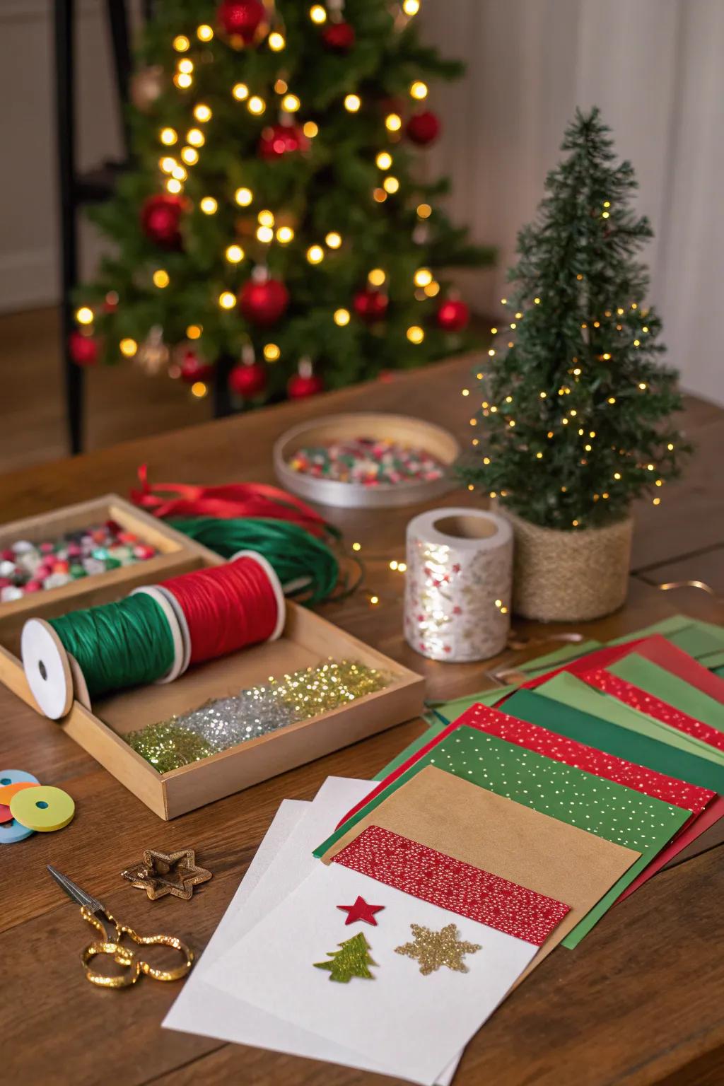 Get crafty with a festive ornament-making set.