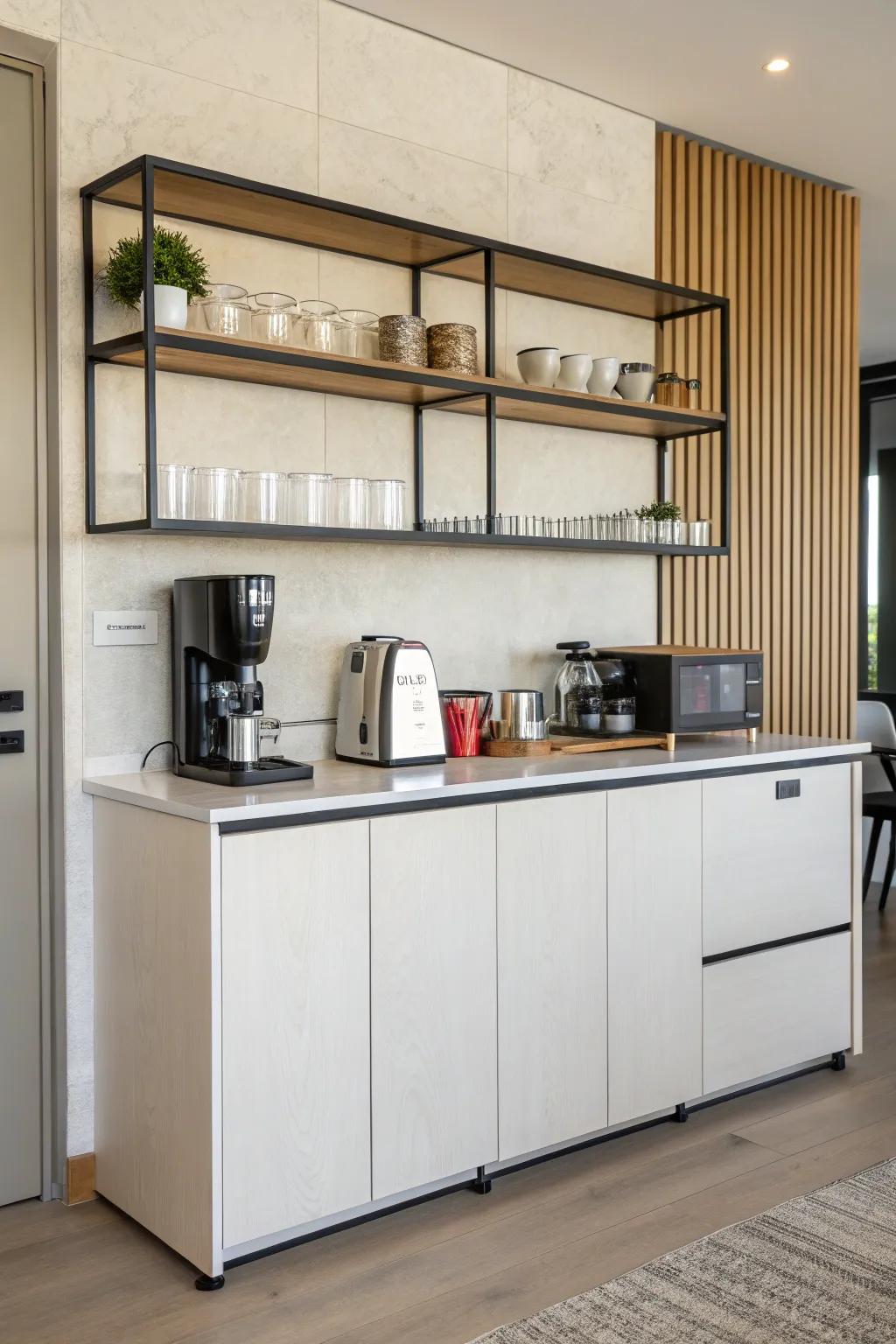 A sparse layout underlining modesty and utility.